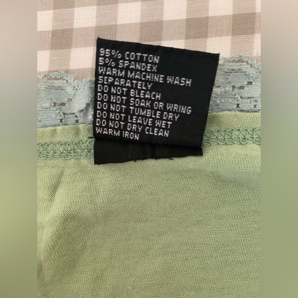 Glassons 95% Cotton Light Green Camisole Size 12 - Picture 4 of 5